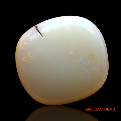 Natural Untreated Fire Opal Loose Gemstone Oval Cabochon From Australia 3.00 Cts 11x10x4 mm AD-372
