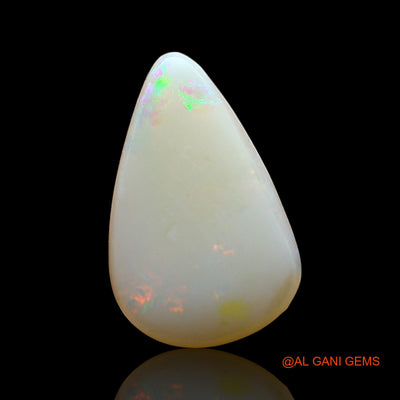 2.00 Cts Natural Australian Fire Opal Loose Gemstone Pear Cabochon 13x8x3 mm AD-373