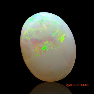 1.00 Cts Natural Australian Fire Opal Loose Gemstone Oval Cabochon 12x9x2 mm AD-374