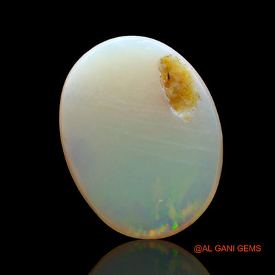 1.00 Cts Natural Australian Fire Opal Loose Gemstone Oval Cabochon 12x9x2 mm AD-374