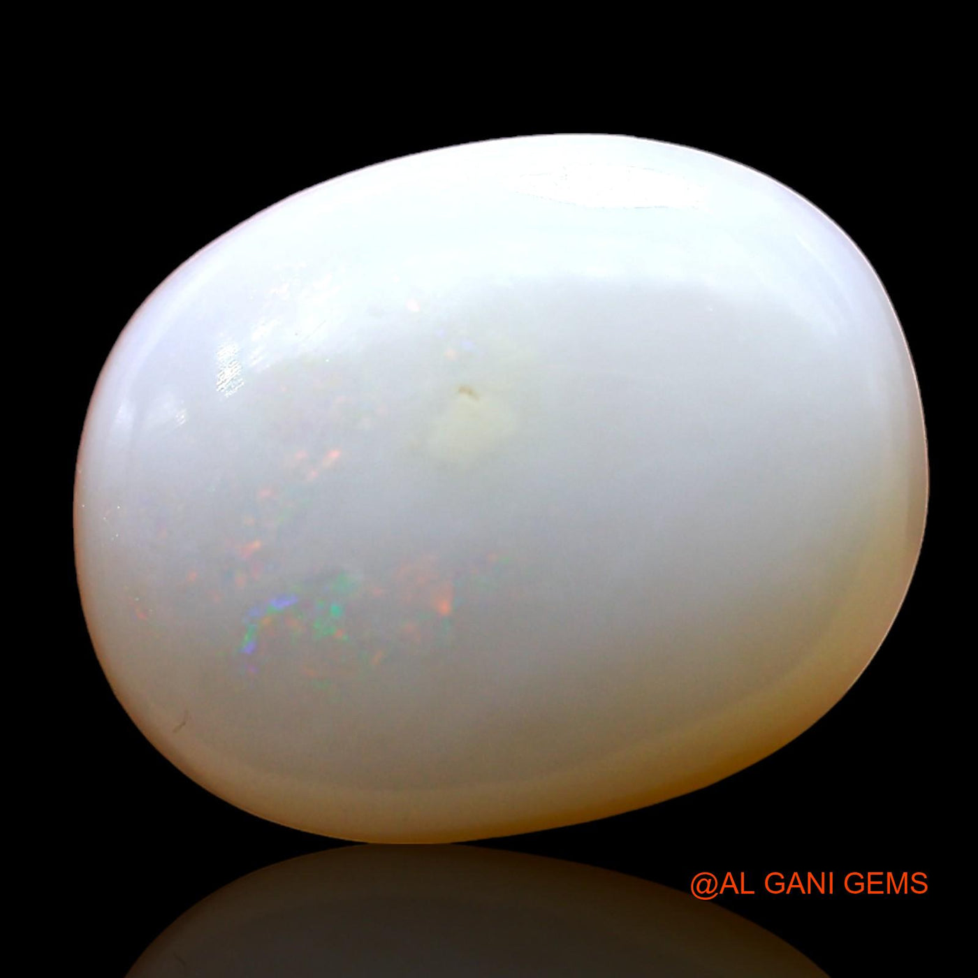 2.00 Cts Natural Australian Fire Opal Oval Cabochon Loose Gemstone For Jewelry 12x9x3 mm AD-376
