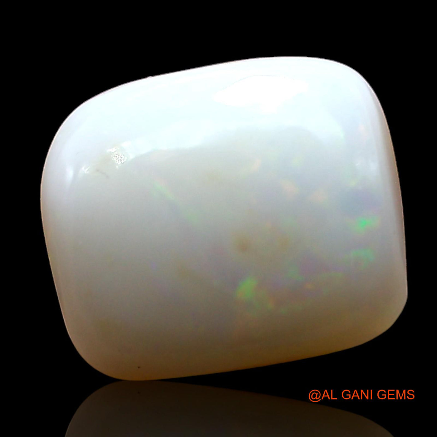 Natural Untreated Fire Opal Loose Gemstone Square Cabochon From Australia 3.00 Cts 11x9x4 mm AD-377