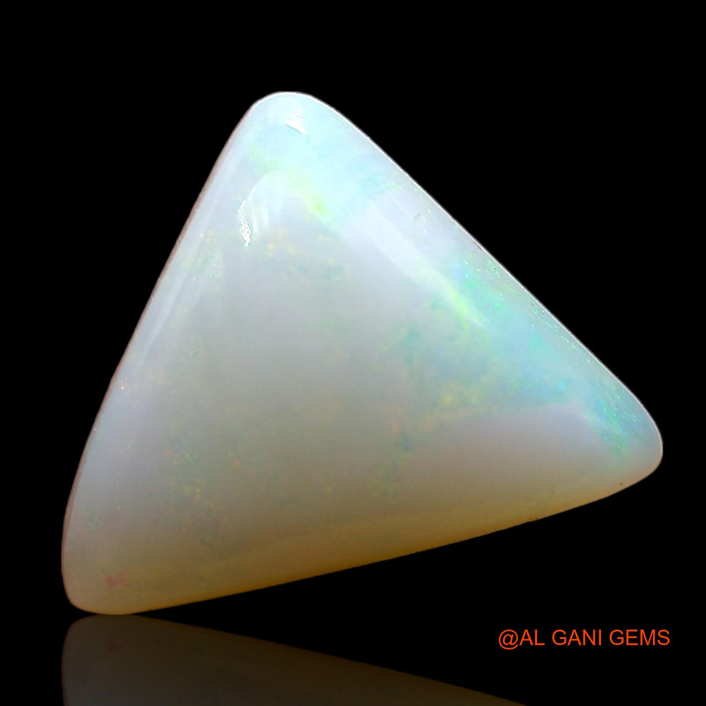 2.00 Cts Natural Australian Fire Opal Loose Gemstone Trillion Cabochon 11x9x4 mm AD-378