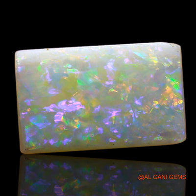 3.00 Cts Natural Australian Fire Opal Loose Gemstone Square Cabochon 13x8x3 mm AD-37