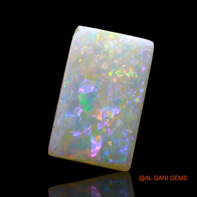 3.00 Cts Natural Australian Fire Opal Loose Gemstone Square Cabochon 13x8x3 mm AD-37