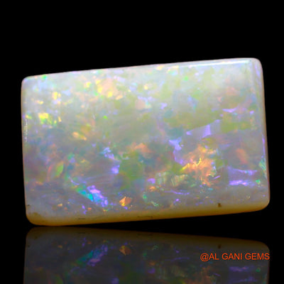 3.00 Cts Natural Australian Fire Opal Loose Gemstone Square Cabochon 13x8x3 mm AD-37