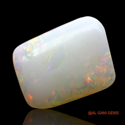 1.00 Cts Natural Australian Fire Opal Square Cabochon Loose Gemstone For Jewelry 11x8x2 mm AD-380