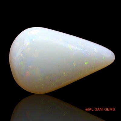 2.00 Cts Natural Australian Fire Opal Pear Cabochon Loose Gemstone For Jewelry 13x8x4 mm AD-381