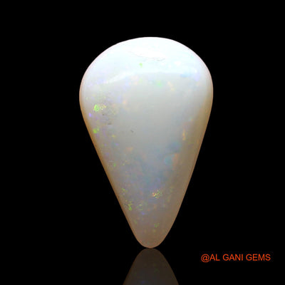 2.00 Cts Natural Australian Fire Opal Pear Cabochon Loose Gemstone For Jewelry 13x8x4 mm AD-381