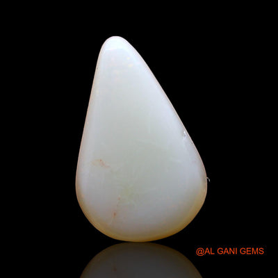 2.00 Cts Natural Australian Fire Opal Pear Cabochon Loose Gemstone For Jewelry 13x8x4 mm AD-381