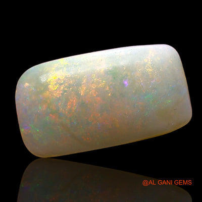 Natural Untreated Fire Opal Loose Gemstone Square Cabochon From Australia 2.00 Cts 13x7x2 mm AD-382