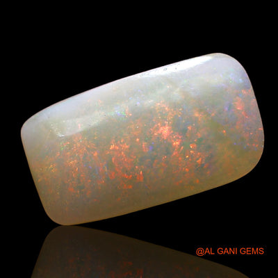 Natural Untreated Fire Opal Loose Gemstone Square Cabochon From Australia 2.00 Cts 13x7x2 mm AD-382