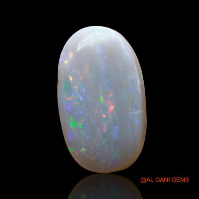 2.00 Cts Natural Australian Fire Opal Loose Gemstone Oval Cabochon 13x8x2 mm AD-383