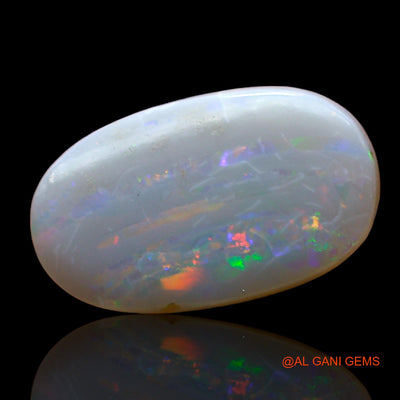 2.00 Cts Natural Australian Fire Opal Loose Gemstone Oval Cabochon 13x8x2 mm AD-383