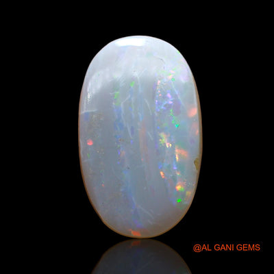 2.00 Cts Natural Australian Fire Opal Loose Gemstone Oval Cabochon 13x8x2 mm AD-383