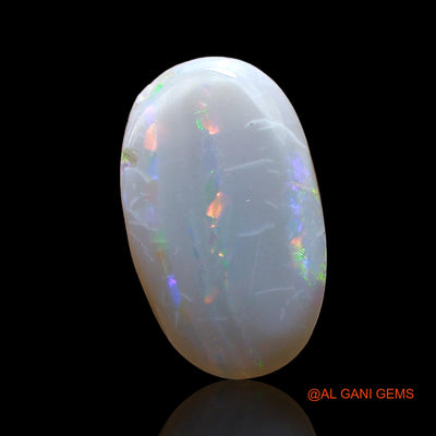 2.00 Cts Natural Australian Fire Opal Loose Gemstone Oval Cabochon 13x8x2 mm AD-383