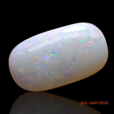 2.00 Cts Unheated Australian Fire Opal Loose Gemstone Oval Cabochon Natural 13x7x2 mm AD-386