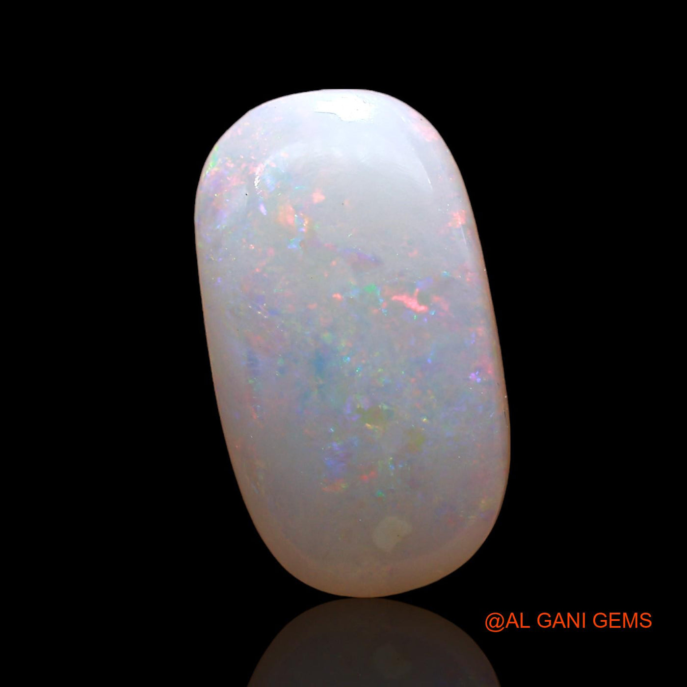 2.00 Cts Unheated Australian Fire Opal Loose Gemstone Oval Cabochon Natural 13x7x2 mm AD-386
