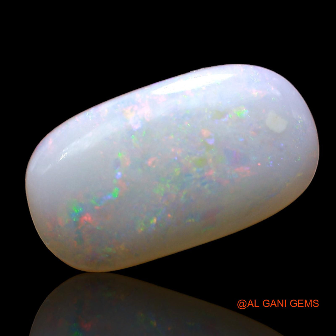 2.00 Cts Unheated Australian Fire Opal Loose Gemstone Oval Cabochon Natural 13x7x2 mm AD-386
