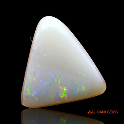 3.00 Cts Natural Australian Fire Opal Loose Gemstone Trillion Cabochon 10x10x4 mm AD-389