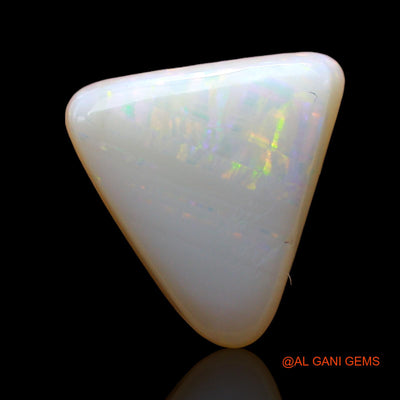 3.00 Cts Natural Australian Fire Opal Loose Gemstone Trillion Cabochon 10x10x4 mm AD-389