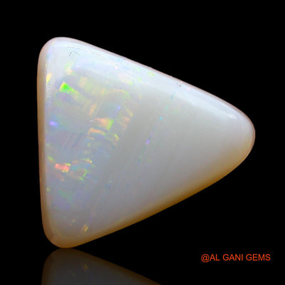 3.00 Cts Natural Australian Fire Opal Loose Gemstone Trillion Cabochon 10x10x4 mm AD-389