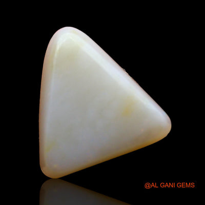 3.00 Cts Natural Australian Fire Opal Loose Gemstone Trillion Cabochon 10x10x4 mm AD-389