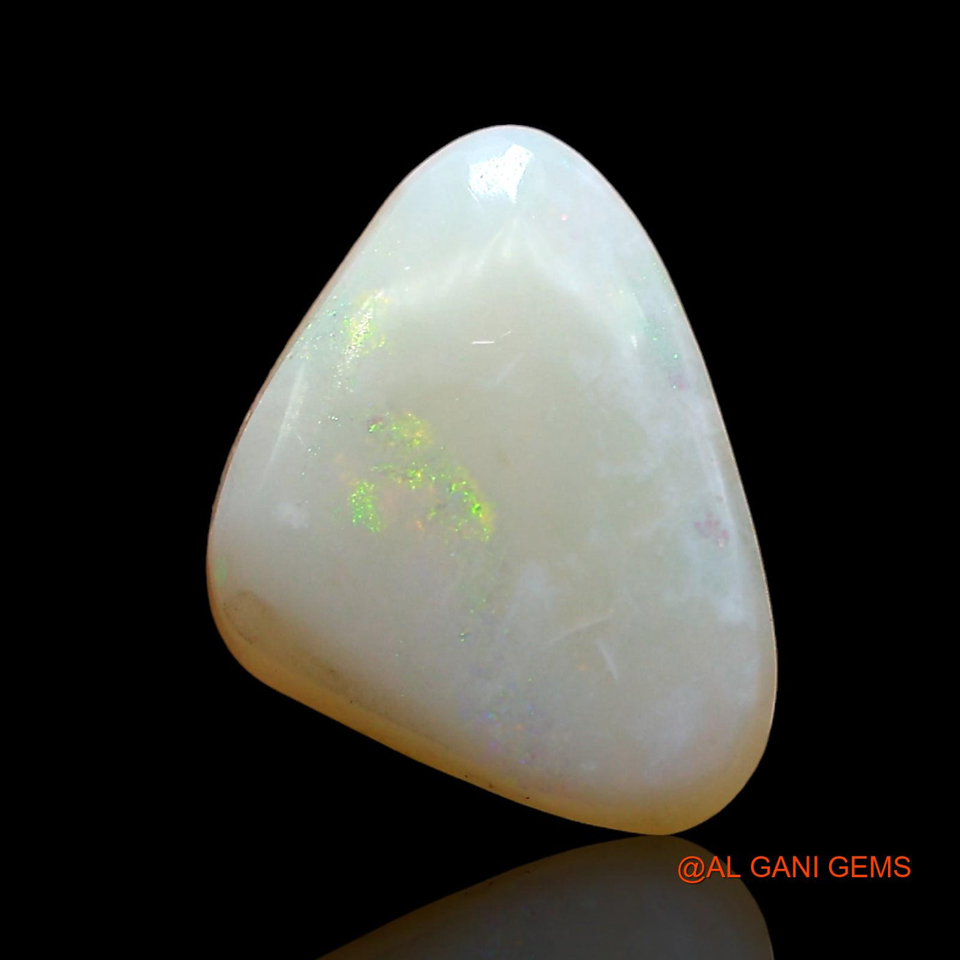 2.00 Cts Natural Australian Fire Opal Loose Gemstone Trillion Cabochon 12x9x4 mm AD-390