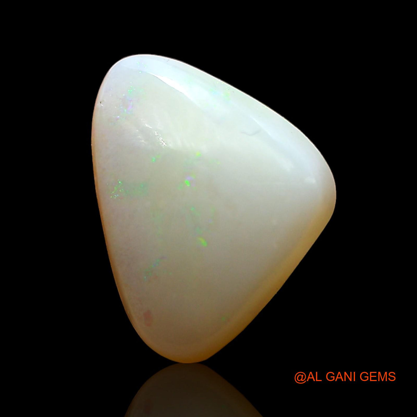2.00 Cts Natural Australian Fire Opal Loose Gemstone Trillion Cabochon 12x9x4 mm AD-390