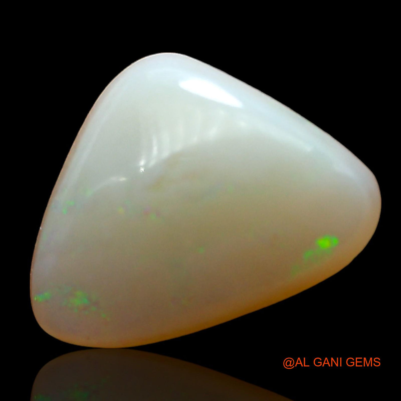 2.00 Cts Natural Australian Fire Opal Loose Gemstone Trillion Cabochon 12x9x4 mm AD-390