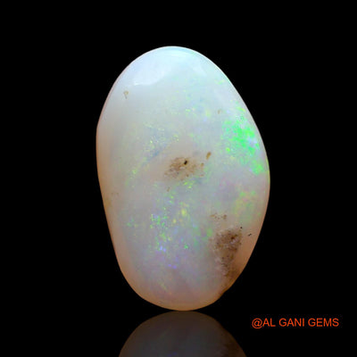 Natural Fire Opal Gemstone 2.00 Cts Loose Fancy Cabochon From Australia 12x8x4 mm AD-391