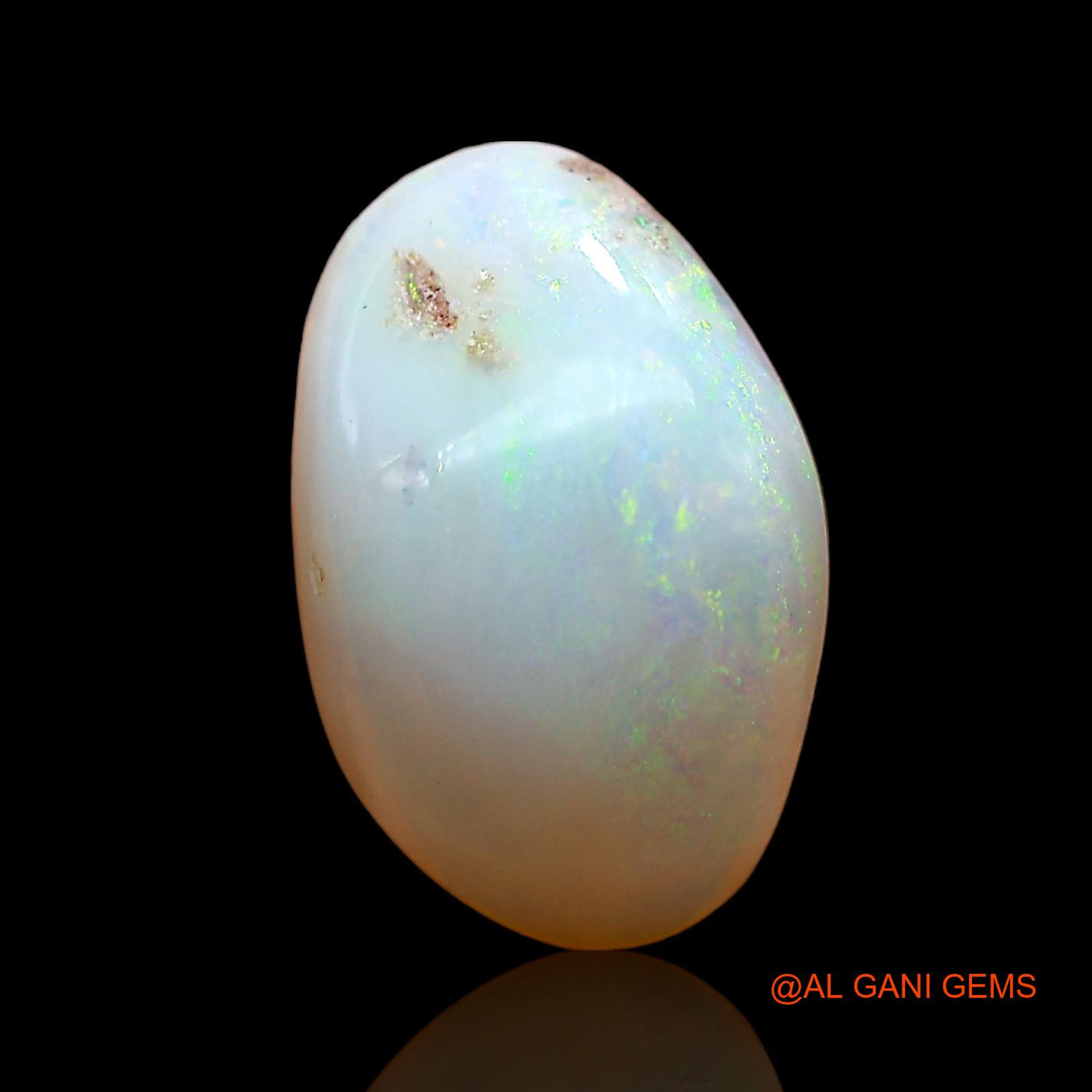 Natural Fire Opal Gemstone 2.00 Cts Loose Fancy Cabochon From Australia 12x8x4 mm AD-391