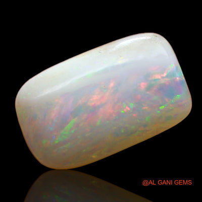 1.00 Cts Natural Australian Fire Opal Oval Cabochon Loose Gemstone For Jewelry 11x7x2 mm AD-392