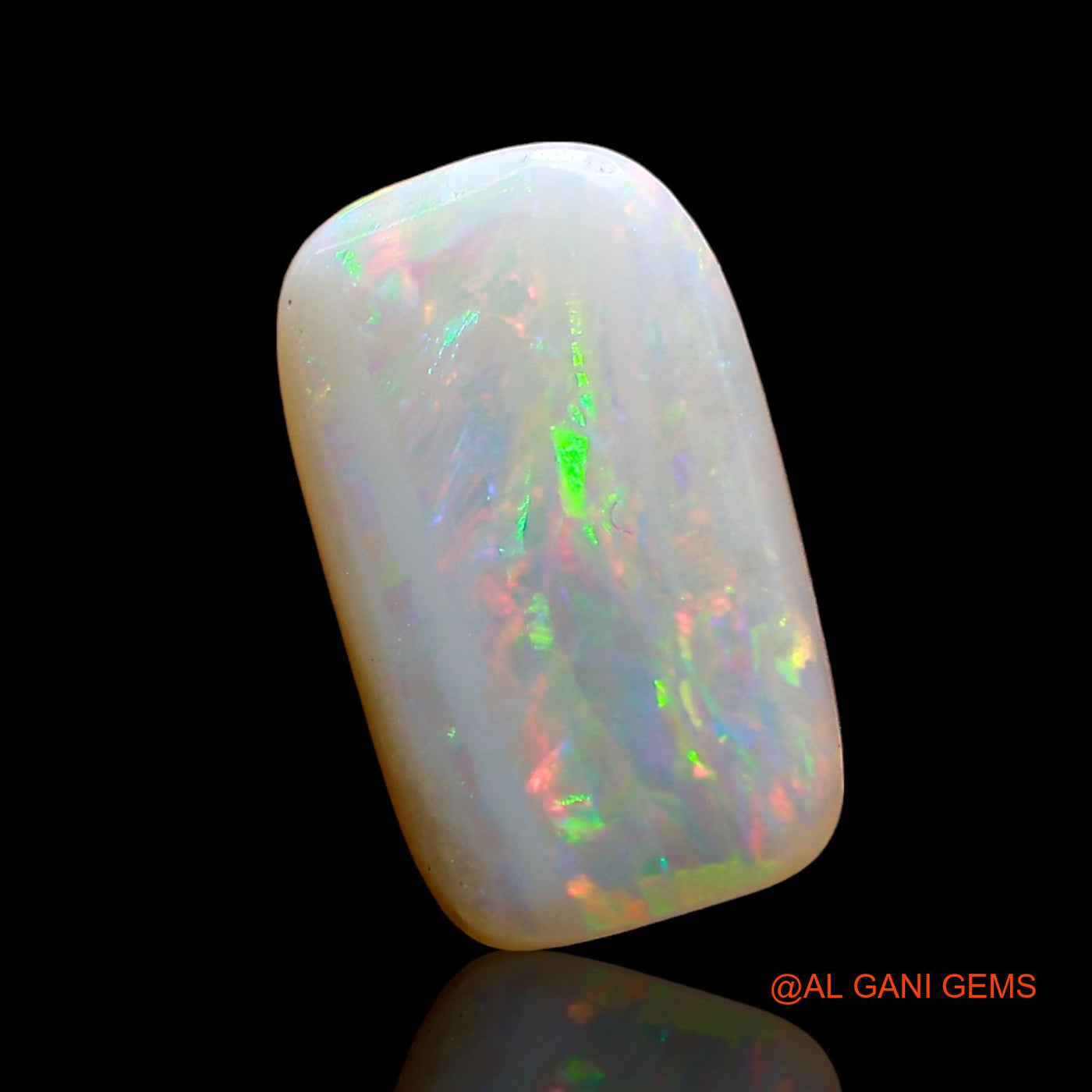 1.00 Cts Natural Australian Fire Opal Oval Cabochon Loose Gemstone For Jewelry 11x7x2 mm AD-392
