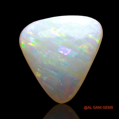 2.00 Cts Natural Australian Fire Opal Loose Gemstone Trillion Cabochon 10x9x3 mm AD-394