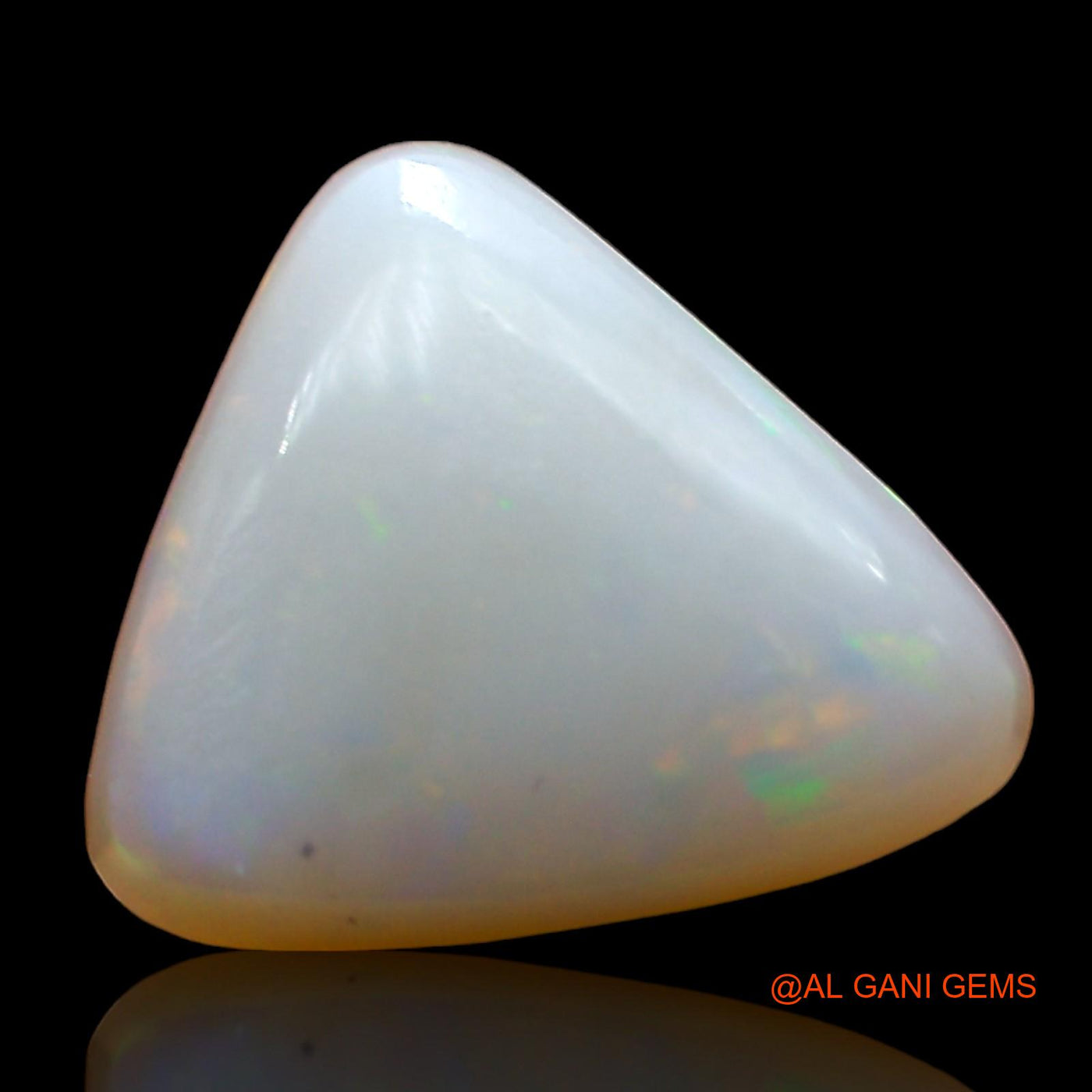 2.00 Cts Natural Australian Fire Opal Loose Gemstone Trillion Cabochon 9x9x3 mm AD-395