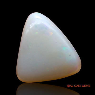2.00 Cts Natural Australian Fire Opal Loose Gemstone Trillion Cabochon 9x9x3 mm AD-395