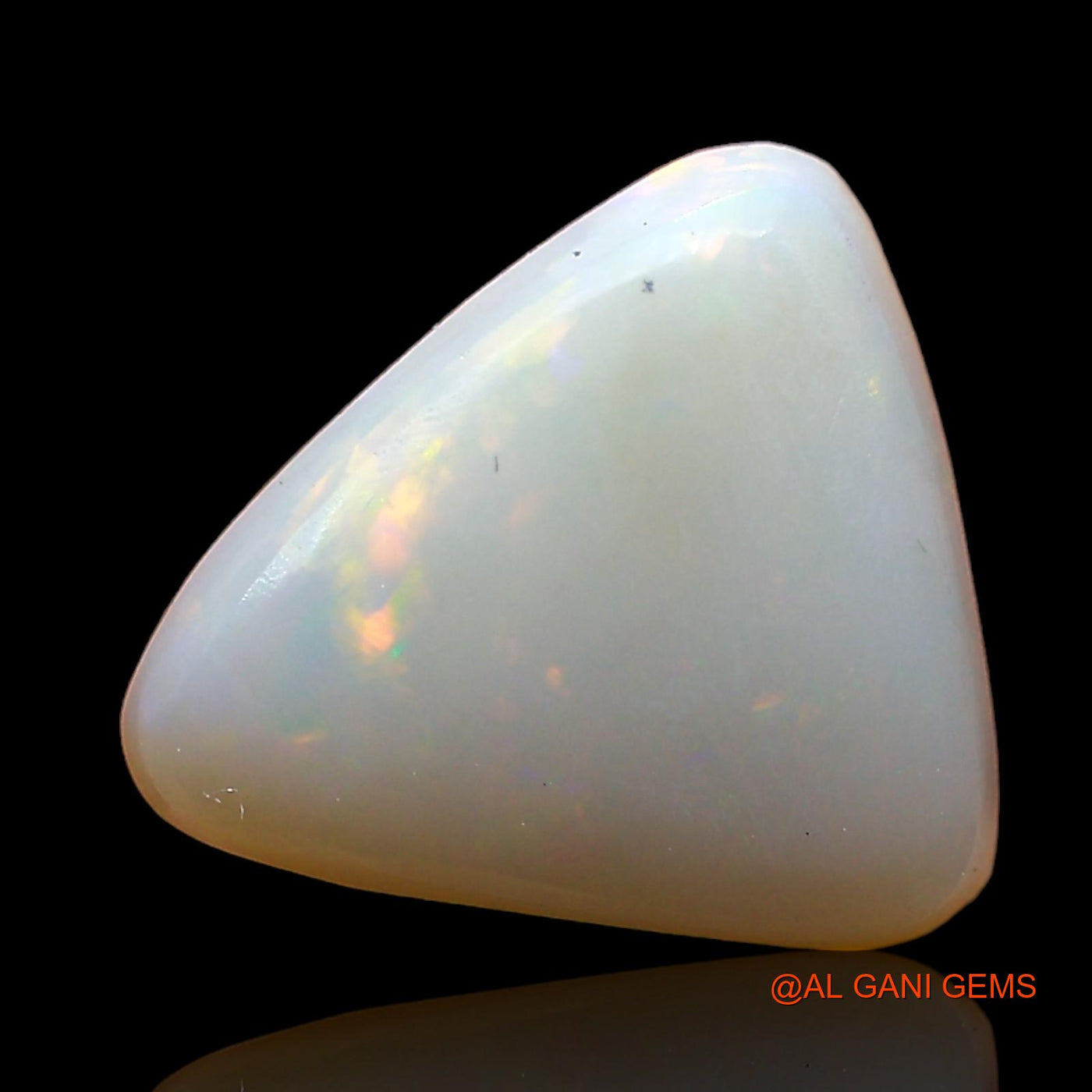 2.00 Cts Natural Australian Fire Opal Loose Gemstone Trillion Cabochon 9x9x3 mm AD-395