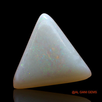 1.00 Cts Natural Australian Fire Opal Loose Gemstone Trillion Cabochon 10x10x2 mm AD-396
