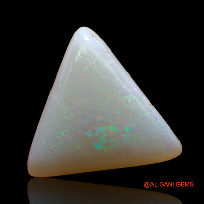 1.00 Cts Natural Australian Fire Opal Loose Gemstone Trillion Cabochon 10x10x2 mm AD-396