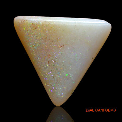 1.00 Cts Natural Australian Fire Opal Loose Gemstone Trillion Cabochon 10x10x2 mm AD-396
