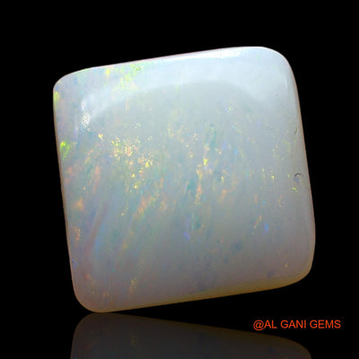 Natural Untreated Fire Opal Loose Gemstone Square Cabochon From Australia 2.00 Cts 9x9x3 mm AD-397