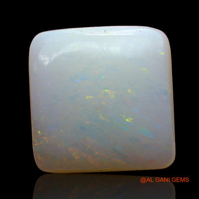 Natural Untreated Fire Opal Loose Gemstone Square Cabochon From Australia 2.00 Cts 9x9x3 mm AD-397