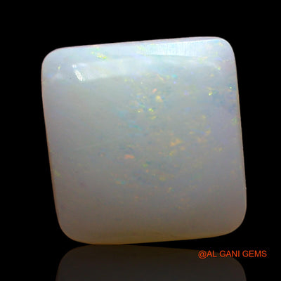 Natural Untreated Fire Opal Loose Gemstone Square Cabochon From Australia 2.00 Cts 9x9x3 mm AD-397