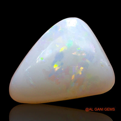1.00 Cts Natural Australian Fire Opal Trillion Cabochon Loose Gemstone For Jewelry 10x8x2 mm AD-398