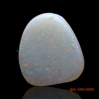 Natural Untreated Fire Opal Loose Gemstone Fancy Cabochon From Australia 1.00 Cts 10x9x1 mm AD-399