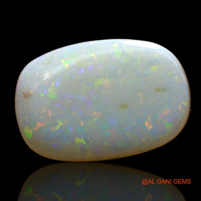 Natural Untreated Fire Opal Loose Gemstone Oval Cabochon From Australia 3.00 Cts 15x10x3 mm AD-39