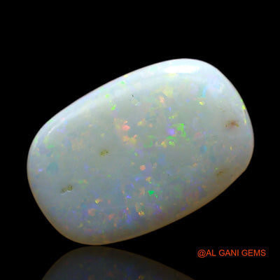 Natural Untreated Fire Opal Loose Gemstone Oval Cabochon From Australia 3.00 Cts 15x10x3 mm AD-39