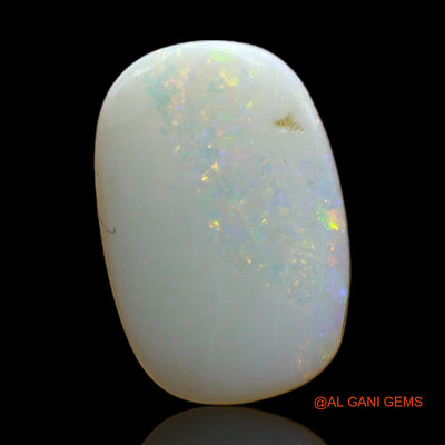 Natural Untreated Fire Opal Loose Gemstone Oval Cabochon From Australia 3.00 Cts 15x10x3 mm AD-39