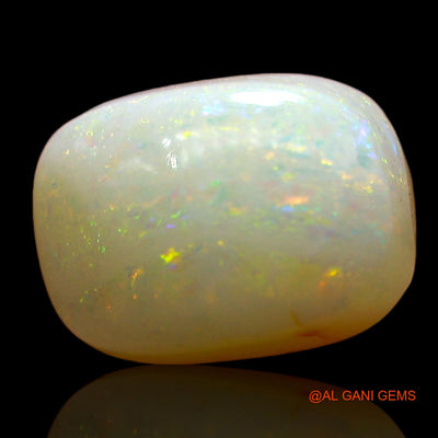 Natural Fire Opal Gemstone 2.00 Cts Loose Oval Cabochon From Australia 9x7x4 mm AD-400